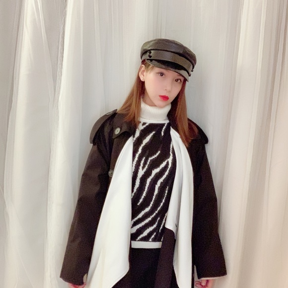 Leather hat
